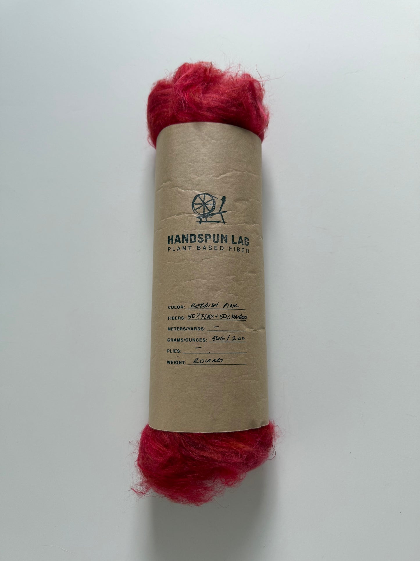 ' REDISH PINK' Roving